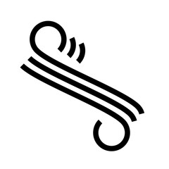 Abstract wave logo template vector