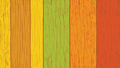 Wood texture background with natural planks,  wooden wall illustration.