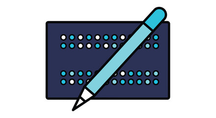 Stylus Writing on Braille Display Device