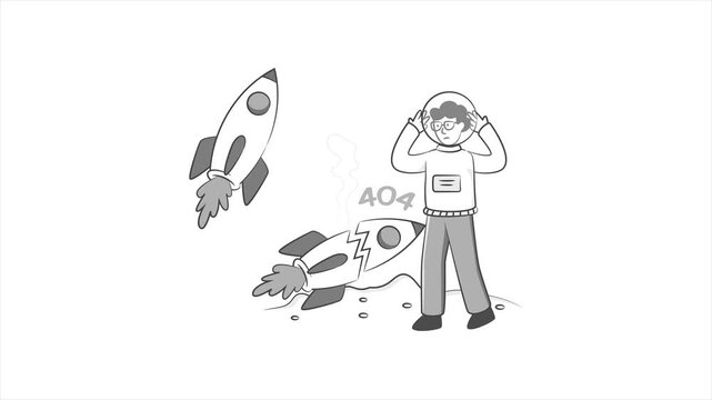 Error 404 Animation MP4 File