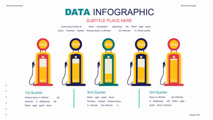 Elements of infographics on a white background. Use in presentation templates, flyer and leaflet, corporate report. Dashboard template with big data visualization.