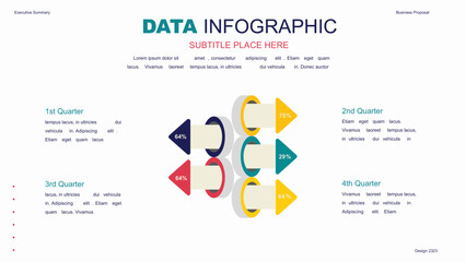 Elements of infographics on a white background. Use in presentation templates, flyer and leaflet, corporate report. Dashboard template with big data visualization.