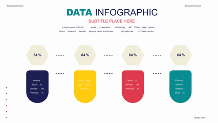 Elements of infographics on a white background. Use in presentation templates, flyer and leaflet, corporate report. Dashboard template with big data visualization.