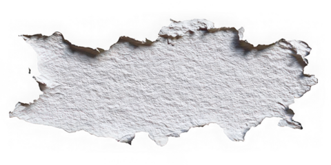 Torn paper edge with rough texture transparency background irregular shape realistic detail isolated creative design scrapbooking craft stationery blank copy space