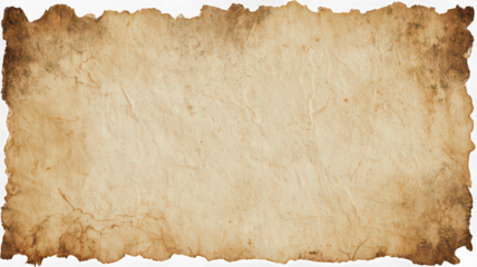 Old paper vintage texture aged parchment brown torn edge grunge background blank antique sheet rustic document weathered surface empty retro distressed border
