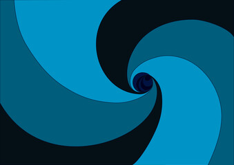 abstract blue background features business graphics snail pattern colors complementary depth spiral simple  © Sarah