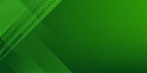 Obraz premium Abstract green sporty background template vector with shiny lines and lights. Green background with strong pattern design.Eps10 vector