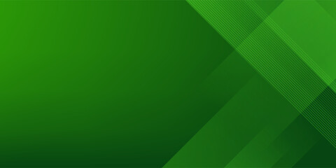 Obraz premium Abstract green sporty background template vector with shiny lines and lights. Green background with strong pattern design.Eps10 vector