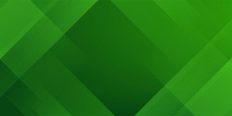 Fototapeta premium Abstract green sporty background template vector with shiny lines and lights. Green background with strong pattern design.Eps10 vector