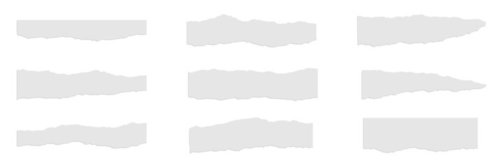 ripped torn paper edges. Rectangle torn paper shape. Headline, calligraphy border, isolated grunge header background. Rough edge rectangle frame.