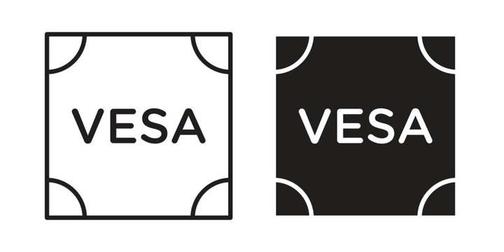 Vesa icons in trendy flat style. symbol for your web site design, app, UI Vector EPS 10.