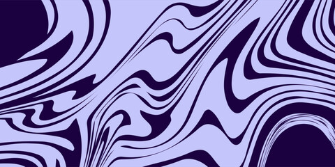 Psychedelic groovy background. Retro y2k pattern seamless colorful waves in trendy 60s, 70s style