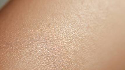 Fototapeta premium Detailed macro shot of human skin surface texture close up