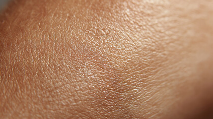 Fototapeta premium Detailed Macro View of Human Skin Surface with Visible Pores