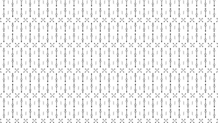 Modern geometric pattern with arrows and shapes