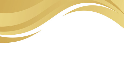 gold wave curve, golden wave corner shape for element, stripes ribbon golden graphic. vector illustration eps10