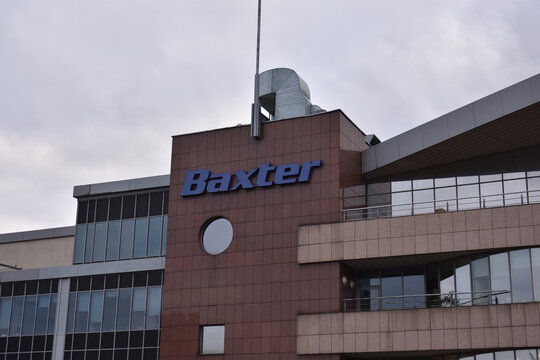 Baxter Polska, branch of American multinational healthcare company. WARSAW, POLAND - FEBRUARY 3 2025