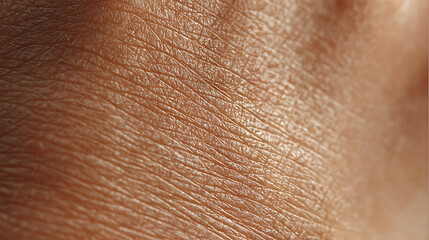 Fototapeta premium Extreme Close-up of Human Skin Texture with Fine Lines