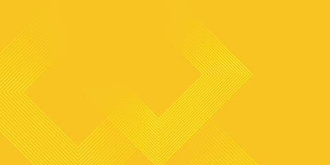 Abstract yellow gradient arrow shape overlay layer background with arrow pattern and shadow. Modern graphic element. vector