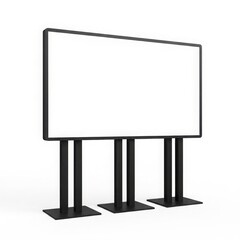 Obraz premium Modern tv stand, isolated on white background