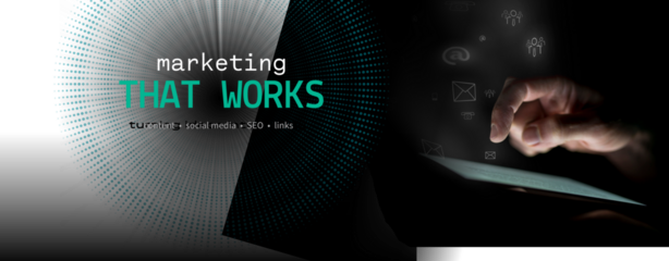 Digital Marketing Strategy That Works with Futuristic Data Interface