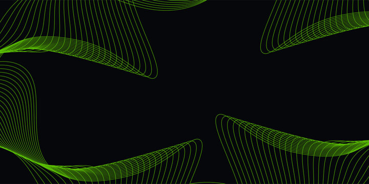 Dotted wave line pattern. Black halftone undulate net background. Abstract stipple particle flow wallpaper. Curved dashed gradient element for poser, banner, presentation, booklet, flyer. Vector