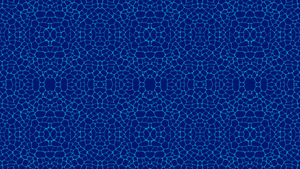 Dark blue mosaic background with light blue pattern