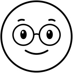 안경 이모티콘