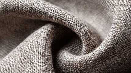 Natural Linen Fabric Texture Background
