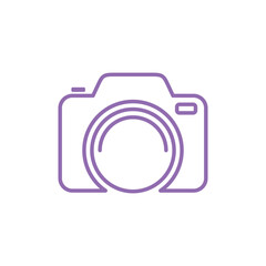 Camera Trendy Icon Vector Template Illustration Logo Design