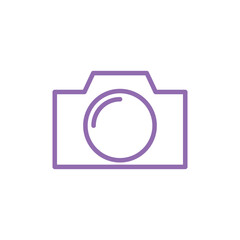 Camera Trendy Icon Vector Template Illustration Logo Design
