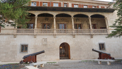Consolat del la mar building in the city of Palma on the Spanish island of Majorca