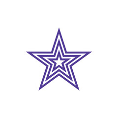 Star Icon Trendy Vector Template Illustration Logo Design