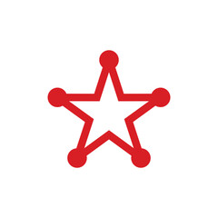 Star Icon Trendy Vector Template Illustration Logo Design