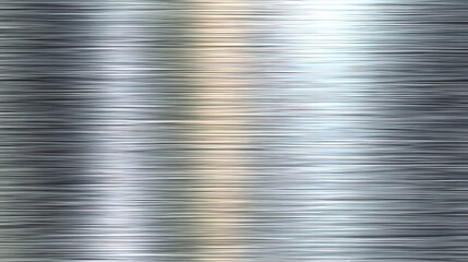 Metallic Surface with Horizontal Brushed Texture and Warm Reflections