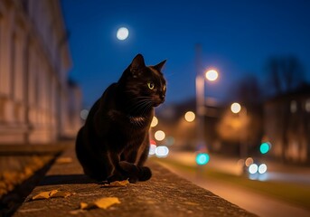 Black Cat Vigil - Urban Night Watch.