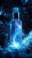 Starry Sky Liquid in Transparent Bottle
