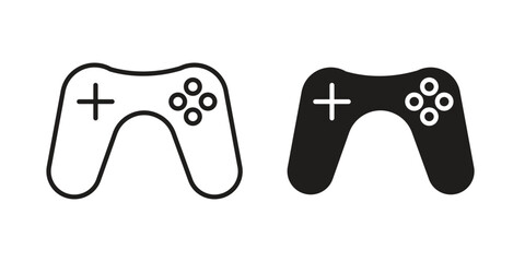 Game controller icons symbol template for graphic and web design © Ranveer