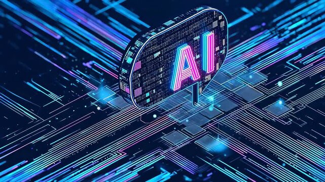 AI technology circuit board