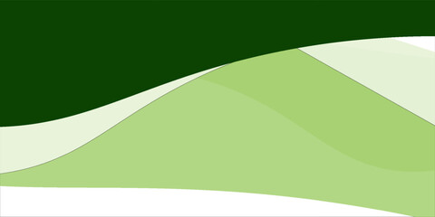 Modern Abstract green wave background, Vector green line background curve element with white space for text and message design, overlapping layers art