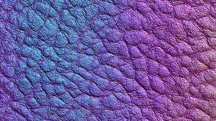 Textured Leather with Shimmering Blue and Purple Hues