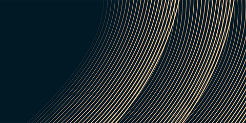 Modern Golden lines pattern background. Luxury gold Line arts wallpaper. Design for cover, invitation background, packaging design. Vector illustration art.