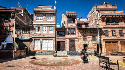 Architecture of Kathmandu in Nepal