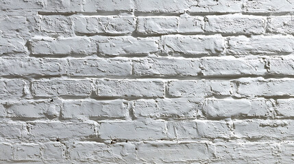 White painted brick wall surface with subtle shadows