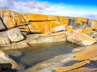 Bay of fires conservation area in Tasmania