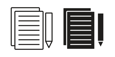 Registration form icons symbol template for graphic and web design
