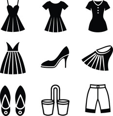 vector illustration of fashion clothes