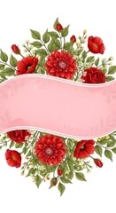 Crimson Bloom Embrace