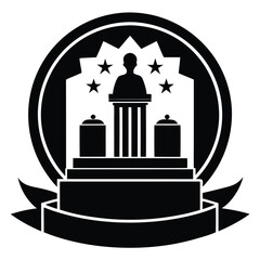 historical tribute vector on white background