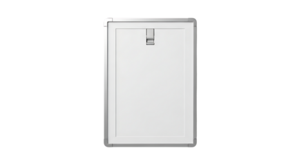 Modern white tablet with camera